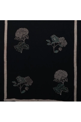 Botanical Peony Black